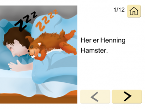 Læs og stav med Henning Hamster