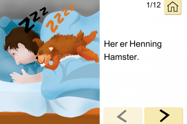 Læs og stav med Henning Hamster