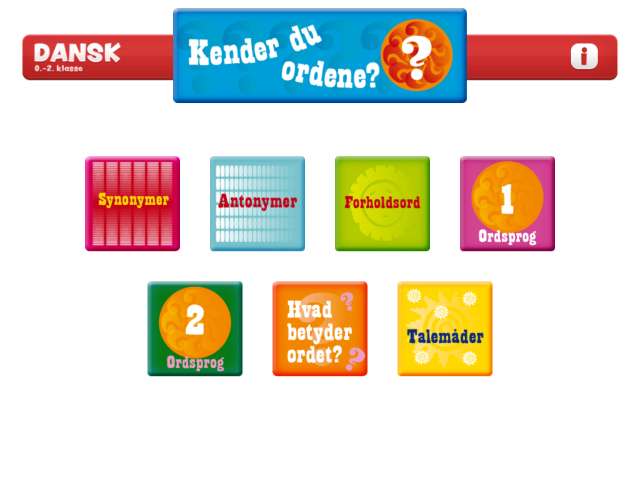 Anmeldelse af Kender du ordnene?