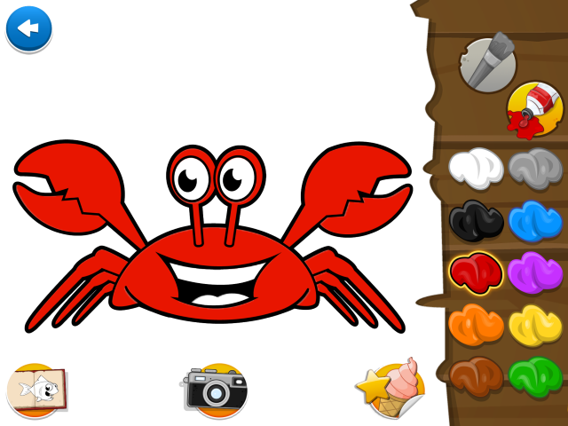 Lær farverne farvelagt