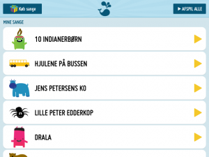 Anmeldelse af Børnesange med fagter