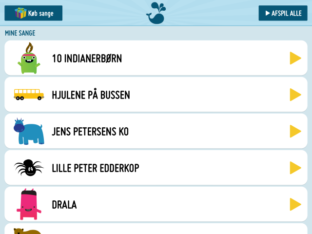 Anmeldelse af Børnesange med fagter