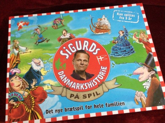 Brætspil med Sigurds danmarkshistorie