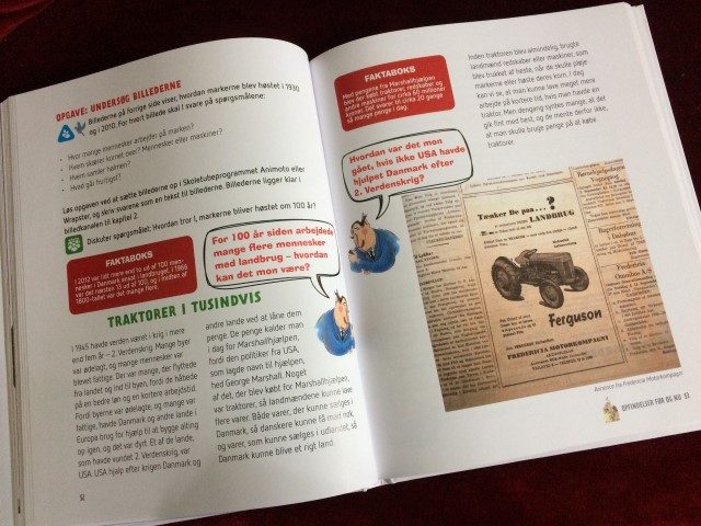 Layout i Sigurds danmarkshistories elevbog