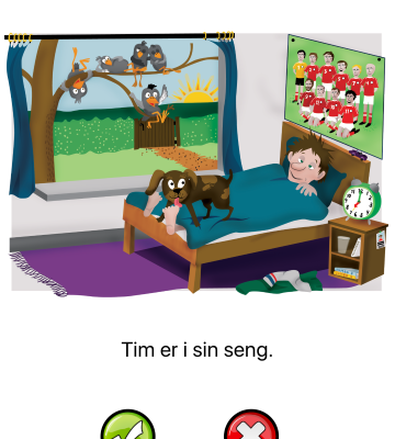 Læsning og stavning med Tim og Trine