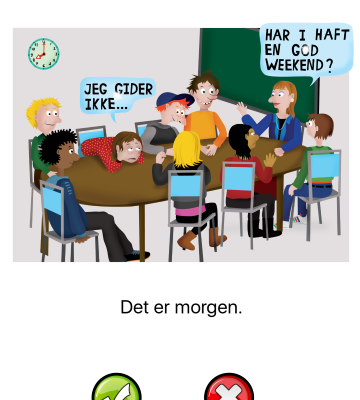 Læsning og stavning med Tim og Trine i dårligt humør