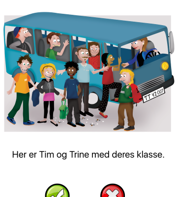 Læsning og stavning med Tim og Trine på tur