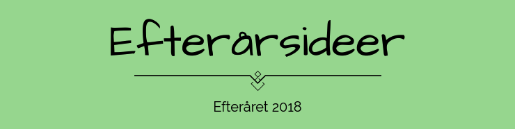 Ideer og inspiration til efterårsideer